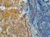 Abstract rotsblokken