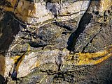 Abstract rotsblokken